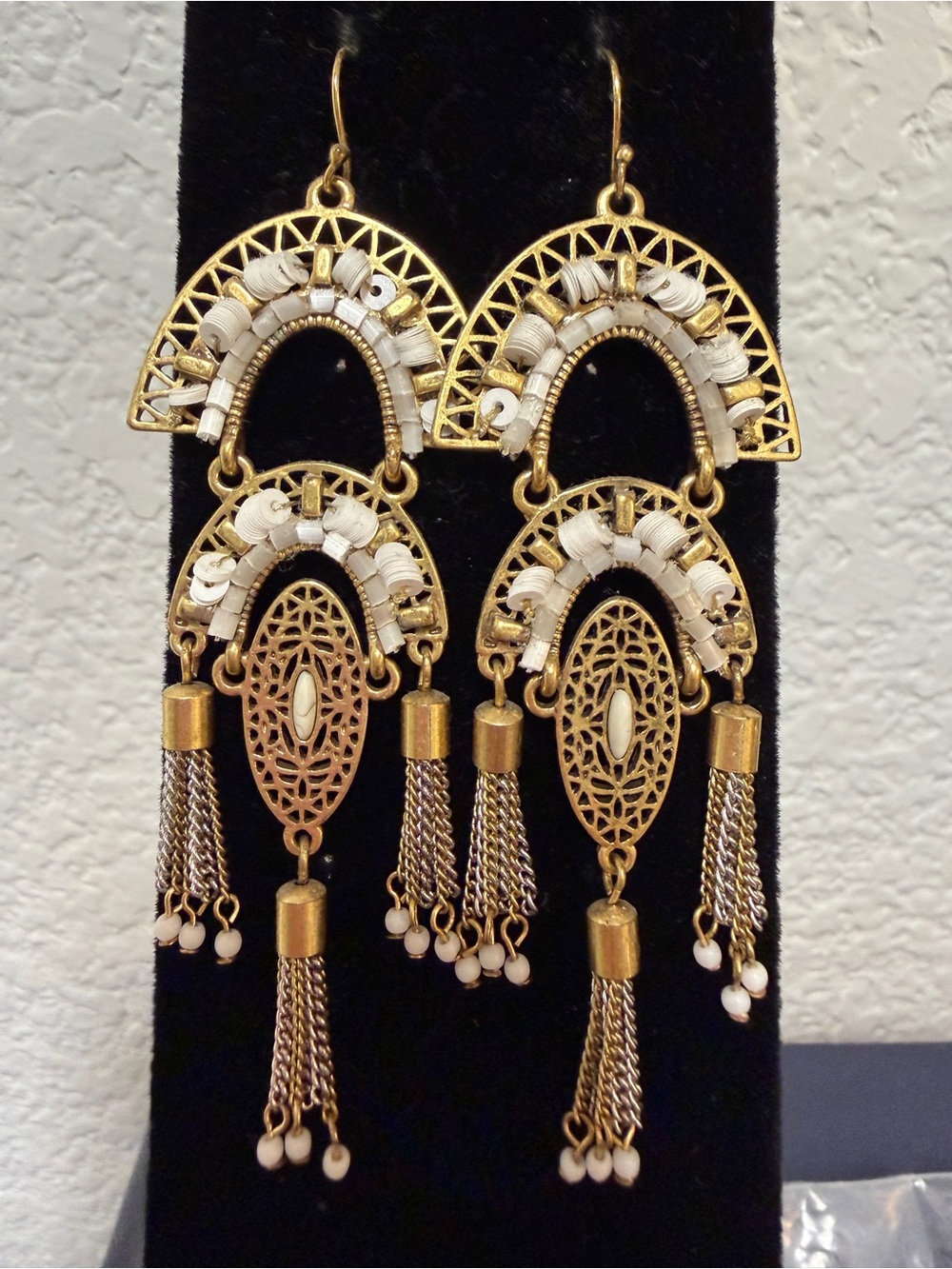 Stella & Dot Mirage Chandelier Earrings